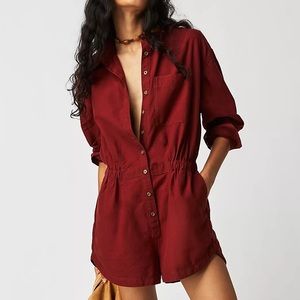 Free People Oxford Romper